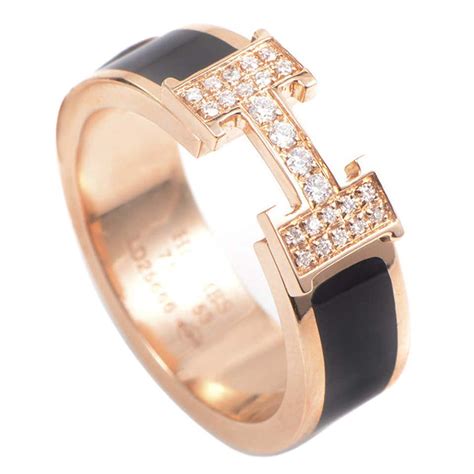 hermes rose gold rings|hermes ring price.